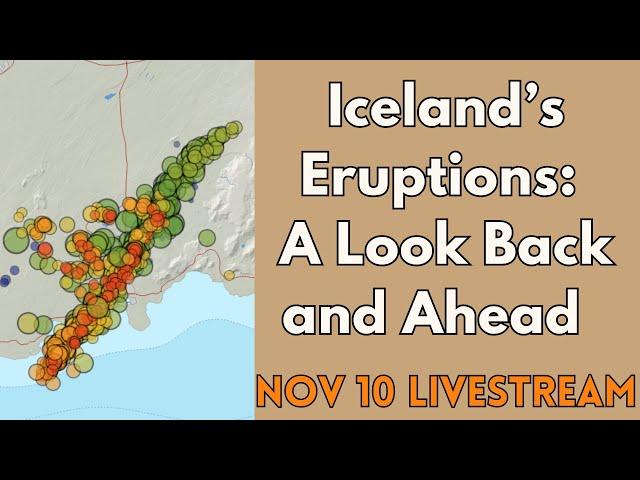 Nov 10 Livestream with Geologist Shawn Willsey: A Look Back and Ahead