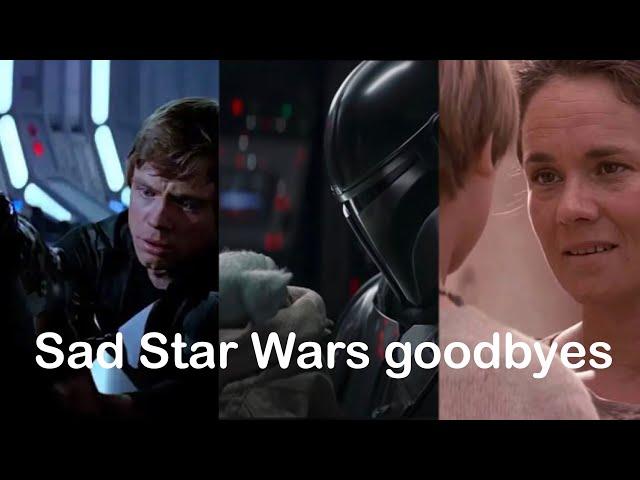 3 sad emotional goodbyes in Star Wars ROTJ, The Mandalorian & TPM