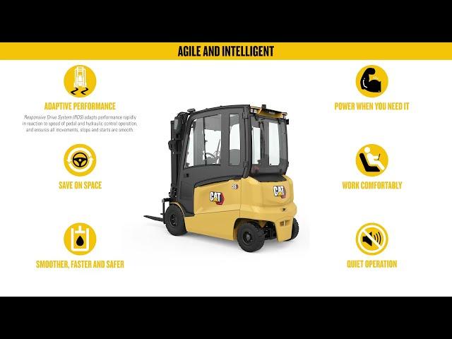 EP25-35A(C)N - Cat lift trucks designed to cope with intensive duties and tough conditions