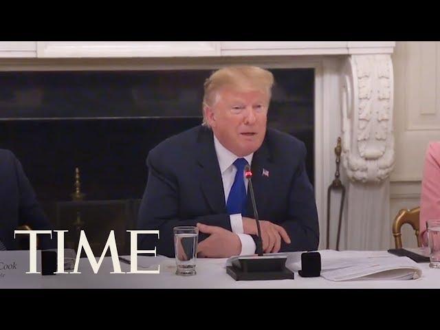 President Trump Calls Apple CEO Tim Cook 'Tim Apple' In Meeting | TIME