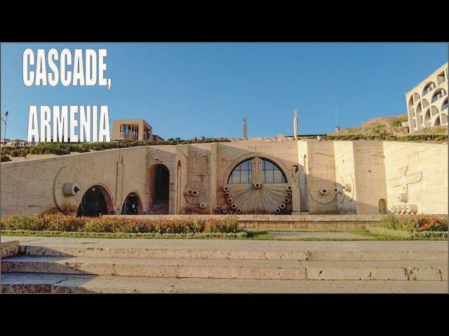 Cascade Walking tour, Yerevan, Cafesjian center for the arts, 4k, September 2022