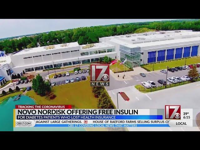 Novo Nordisk offering free insulin