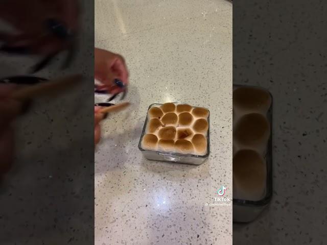 TIKTOK MADE ME TRY IT | Easy S’mores Dip #tiktok #viralrecipe #tiktokviral #smores