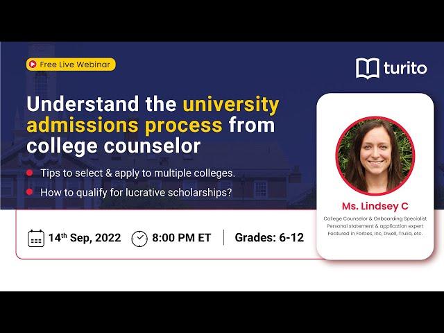 A Complete Guide To University Admission Process | Tips From College Counselor | Turito