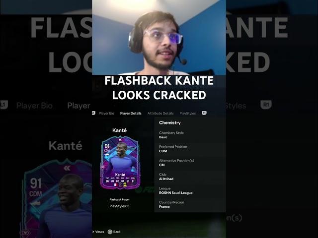 FLASHBACK KANTE LOOKS CRACKED #eafc #eafc24 #eafc24ultimateteam #toty