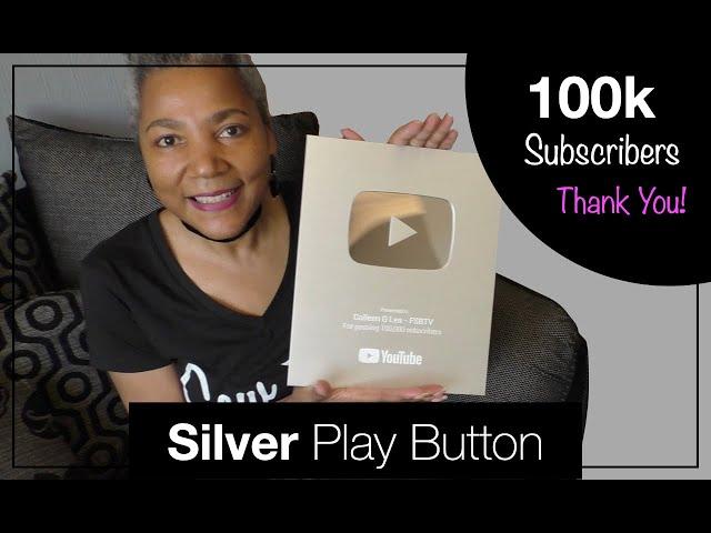 YouTube Silver Button Unboxing | Colleen G Lea