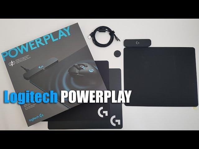 LOGITECH POWERPLAY NEVER CHARGE YOUR WIRELESS MOUSE!! Unboxing and Setup