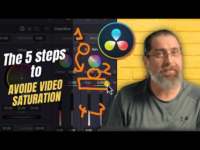 Why Does Saturation Ruin the Film Look? The 5 Steps to Filmic Saturation - DaVinci Resolve 19.