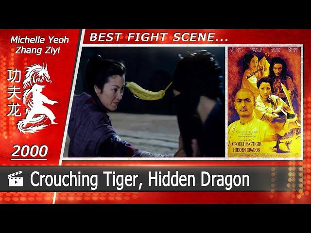 Crouching Tiger, Hidden Dragon | 2000 (Scene-1/Michelle Yeoh vs. Zhang Ziyi) 4k