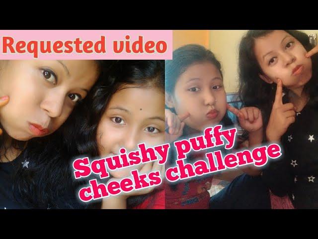 Squishy puffy cheeks challenge ।।Requested video।।funny