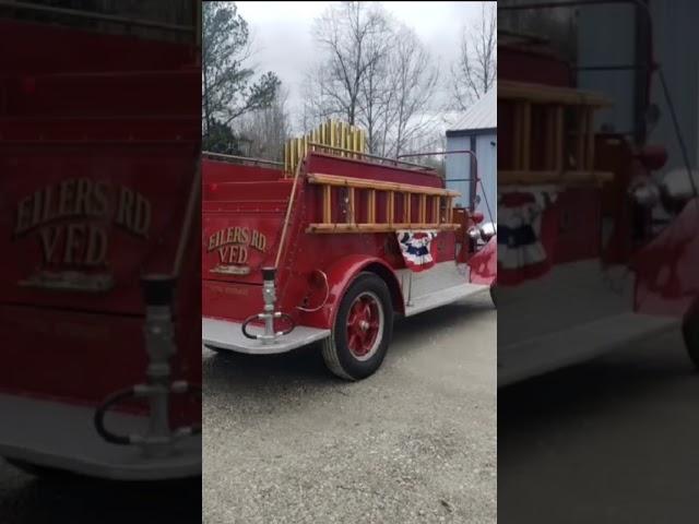 DRIVING DREAMS! 1927 Ford Federal Fire Engine: A Rare Red Hot Legend