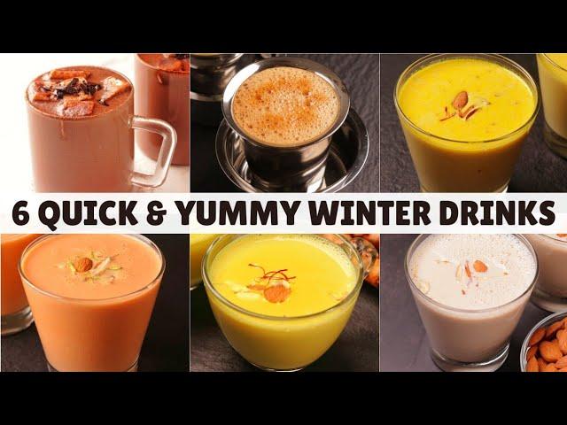 My 6 Personal Favourite Hot Drinks For Chilly Winters | Quick & Easy Hot Drinks For Winters