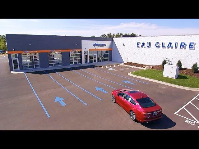 How to Get to Quick Lane | Drone Tour at Eau Claire Ford Lincoln Quick Lane