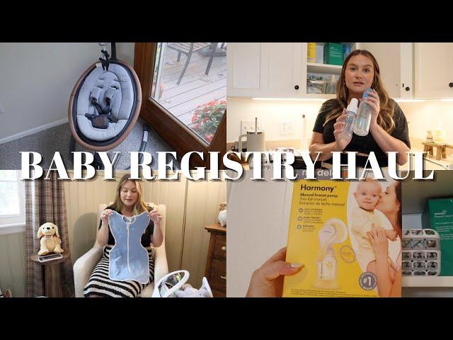 BABY REGISTRY MUST HAVES & BABY SHOWER HAUL