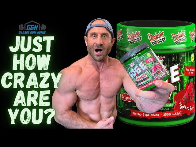 OMG I AM FREAKING FLYING!  Psycho Pharma Edge of Insanity Pre-Workout Review