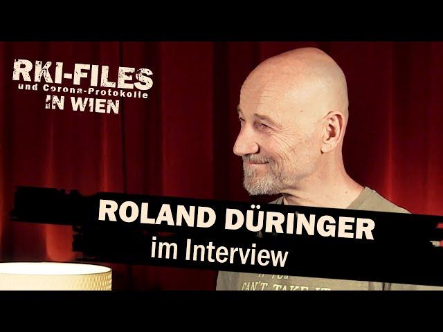 Roland Düringer im Backstage Interview bei "RKI - Files in Wien"