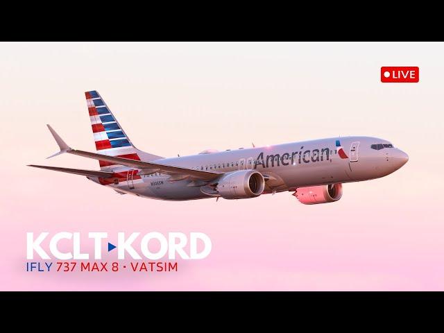 Back to Boeing! iFly 737 Max 8 American Airlines KCLT to KORD – Let’s Go!