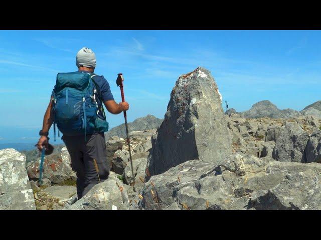 (4K) Summiting Cantu Cabroneru (1998 m.) | Picos de Europa 