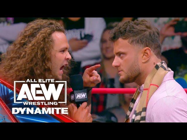 MJF & Jungle Boy Jack Perry in a heated verbal exchange on Dynamite | AEW Dynamite 3/29/23