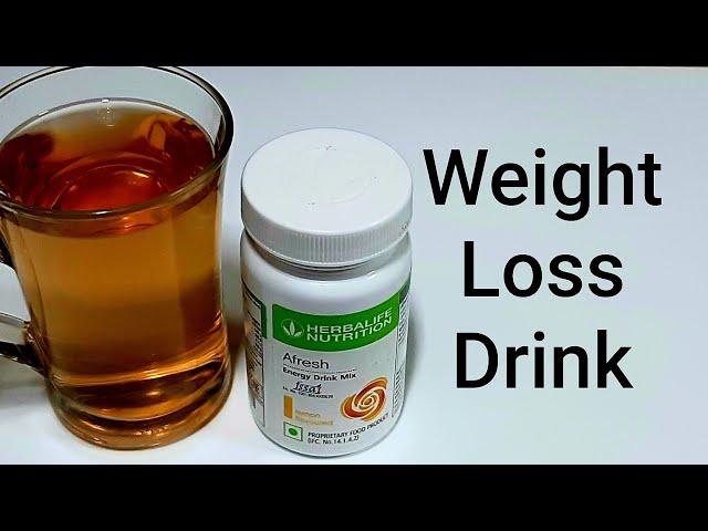 Herbalife Weight Loss Drink || Fat loss drink || Afresh Energy Drink Mix || Lemon flavour drink .