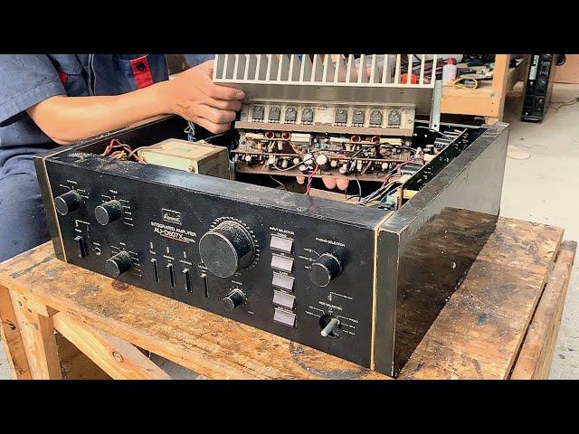 Restoration integrated amplifier SANSUI AU-D607 decade