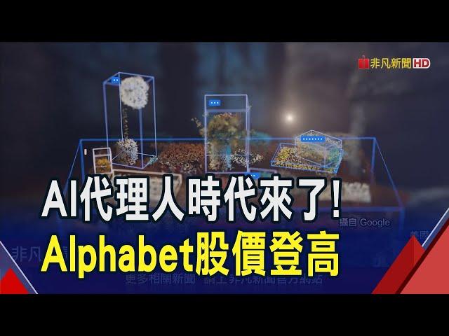 AI代理時代來臨！谷歌推出Gemini2.0新人工智慧模型 AI助手具備"記憶力"｜非凡財經新聞｜20241212