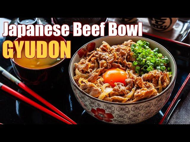 Recreate YOSHINOYA Gyudon in 15 Minutes! Why This Beef Bowl So Popular in Japan?