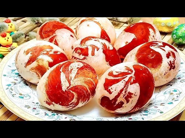 How to color EASTER EGGS beautifully without dyes/ COSMIC eggs in onion husks