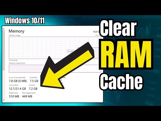 How to Clear RAM Cache in Windows 10/11 (2025) |  Make Computer Faster