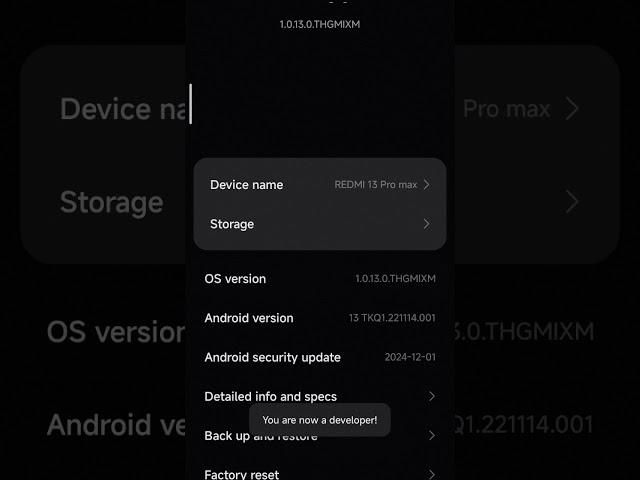 How to activate developer options #shorts #how to# activate #developeroptions # new #tech #ssw