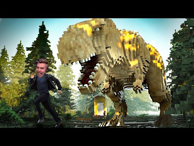 Die T-REX FAMILIE aus der NACHBARSCHAFT ZERSTÖRT mein HAUS  | Teardown