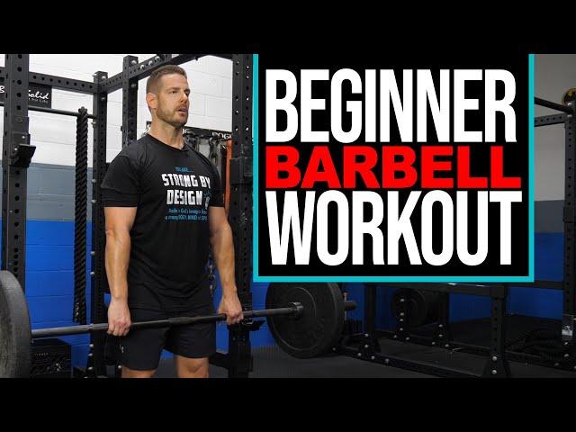 BARBELL WORKOUT ️‍️ for Beginners | 13 Essential Exercises for Total Body Training