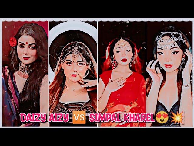 Daizy aizy vs simpal kharel .     Latest transition video @jannaaaat__ff #vs #viral #trending