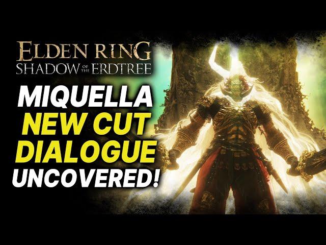 Elden Ring DLC: New Miquella Ending Cutscene Found in Files! (DLC CUT CONTENT)