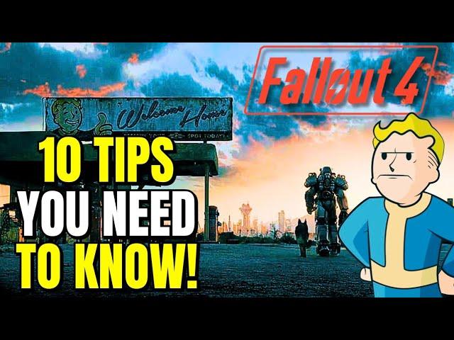 Fallout 4 Tips and Tricks I WISH I KNEW EARLIER!!