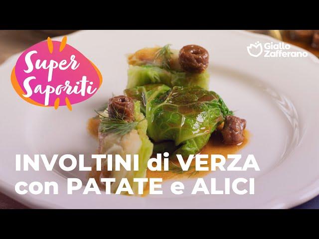 INVOLTINI di VERZA RIPIENI di PATATE e ALICI️ PROVALI SUBITO! #adv