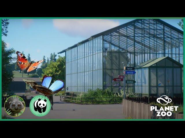 Butterfly Greenhouse | OakWood Zoo | Ep. 7 | Planet Zoo Speed Build