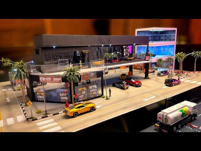 1/64 Street Diorama Accessories | Hotwheels Diorama