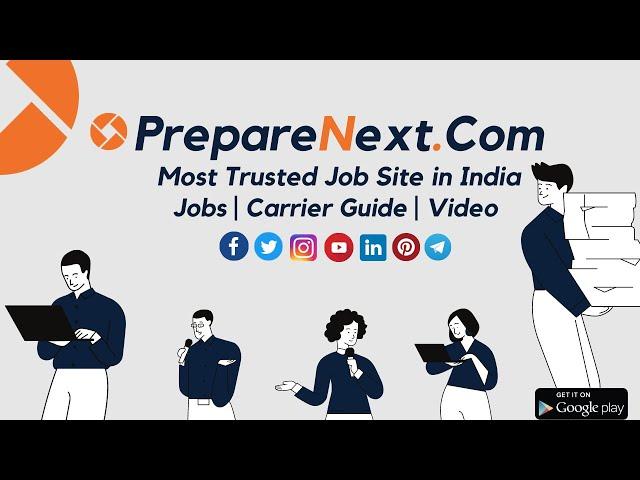 Introduction Of PrepareNext.Com | Most Trusted Job Site in India.