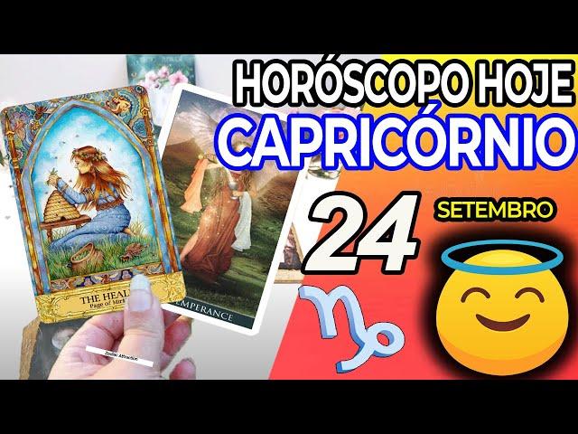  UM MILAGRE NO SEU CAMINHO  Capricórnio  24 Setembro 2024 | Horoscopo do dia de hoje  Tarot