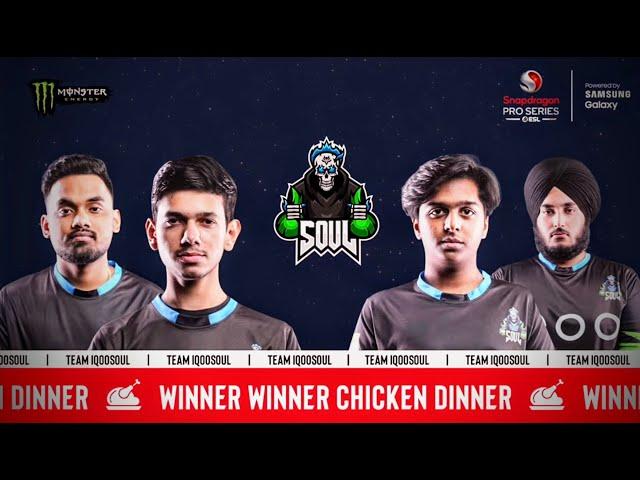 IQOOSOUL Aggressive Chicken Dinner | Team soul| Soul Highlights