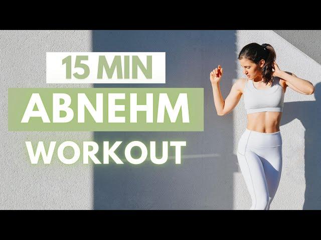 15 MIN ABNEHM Workout für Zuhause | Wohnzimmer Ganzkörper Workout | Tina Halder