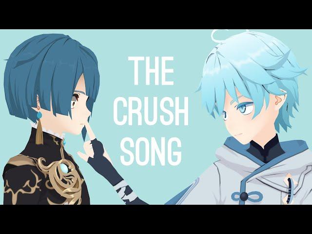 【MMD/Genshin Impact】 The Crush Song (ENG Sub) - Chongyun x Xingqiu ~ Happy Valentine's Day!