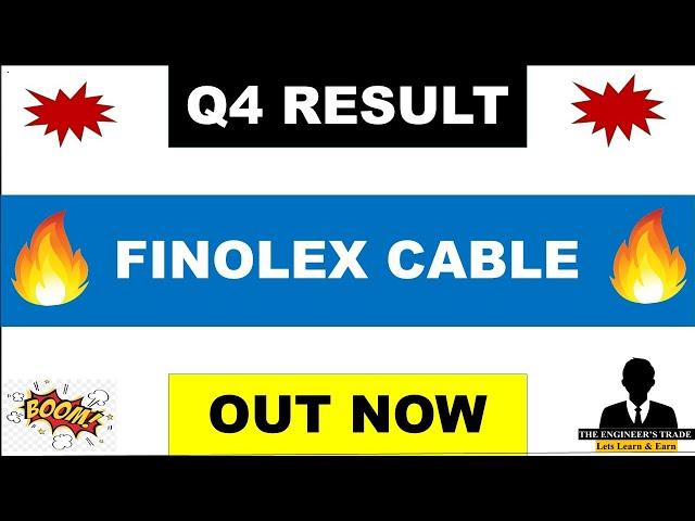 Finolex Cables Q4 Results 2025 | Finolex Cables Results Today | Finolex Cables Share Latest News