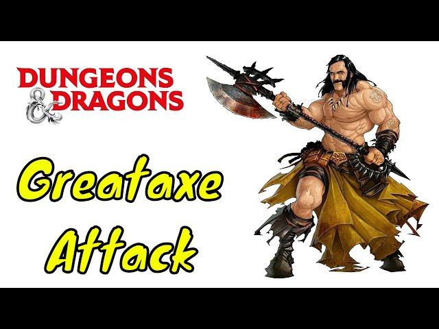 How to make a Greataxe Melee Attack D&D 5E (DnD WoW)