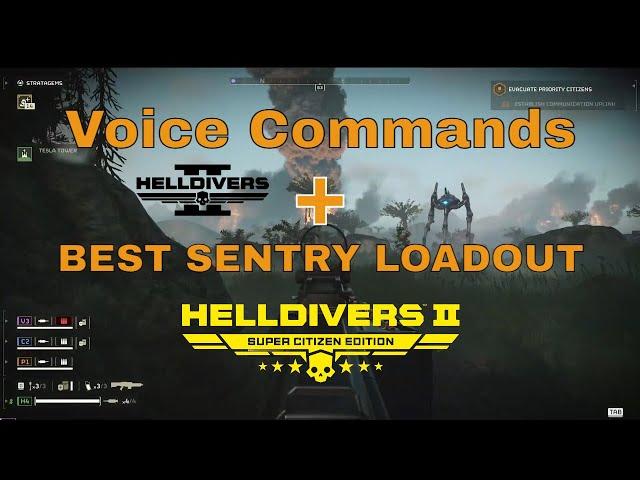 Helldivers 2 Illuminate - Best Sentry Loadout + Voice Commands Mod