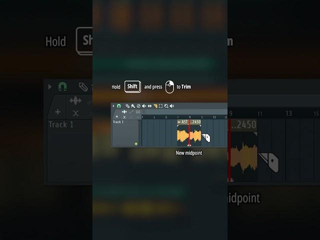 Trimming audio with Slice Tool in FL Studio