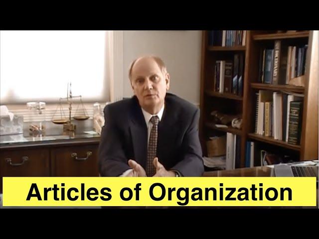 Articles of Organization