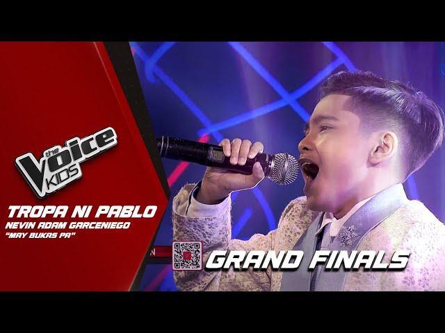 The Voice Kids: Nevin Adam Garceniego sings 'May Bukas Pa' like there's no tomorrow! | Grand Finals