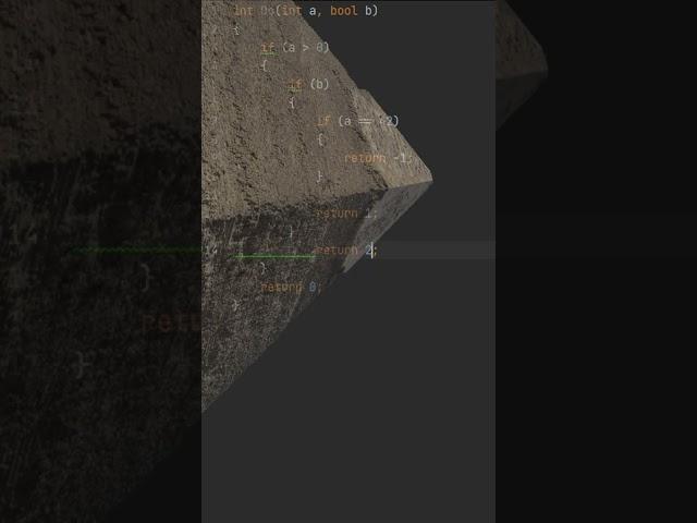 Clean Code Tip - avoid pyramids △ and ladders 